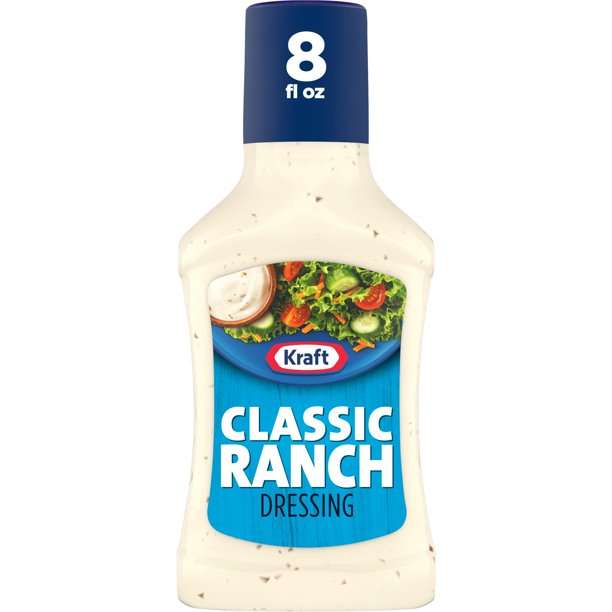 Kraft Classic Ranch Salad Dressing, 8 fl oz Bottle ...