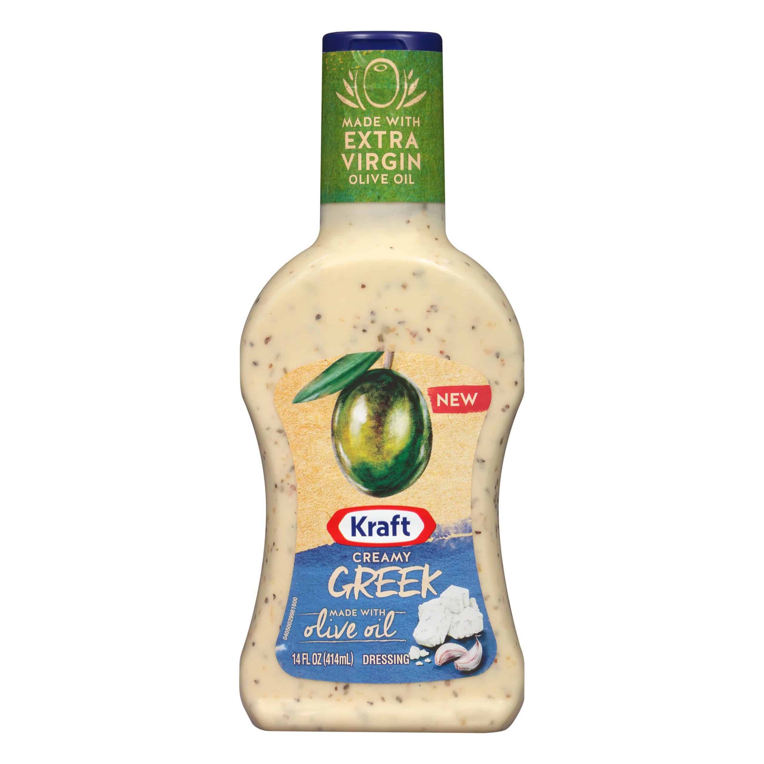 Kraft Creamy Greek Made with Olive Oil Dressing
