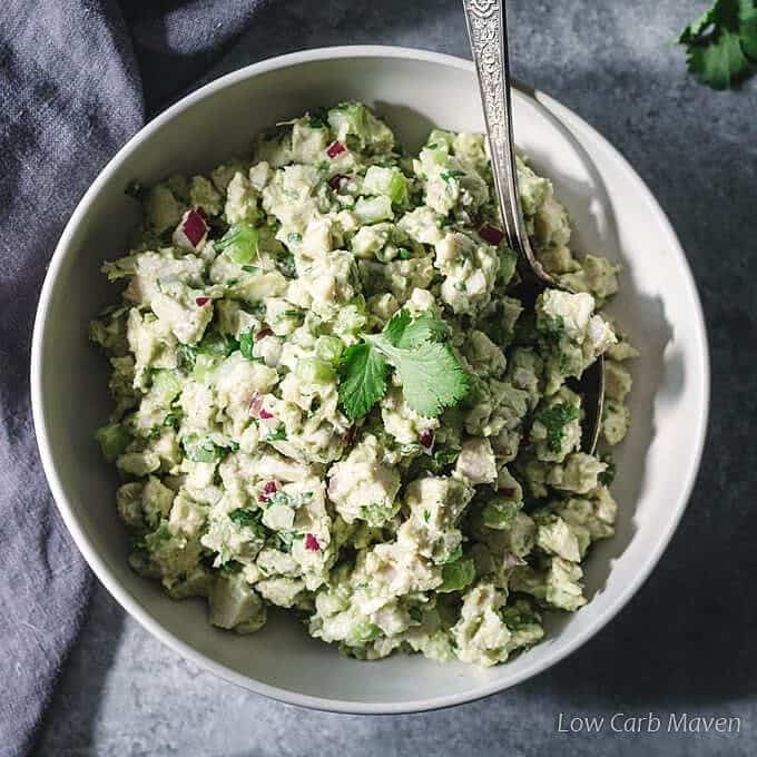 Low Carb Keto Chicken Salad Recipe: No Mayo