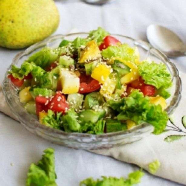 Mango and Avocado Salad. Sweet and sour mango takes it to ...