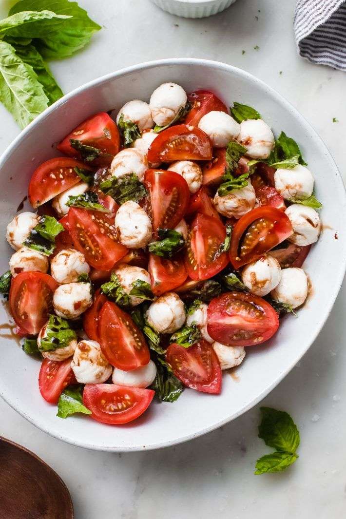 Marinated Mozzarella Tomato Salad Recipe