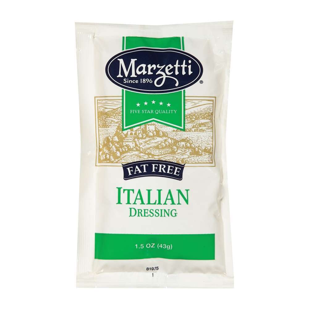 Marzetti Fat Free Italian Dressing Individual Packet 1.5 Oz Each 60 ...