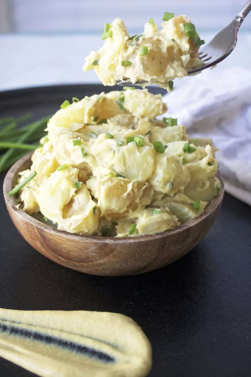 Mustard Chive Potato Salad