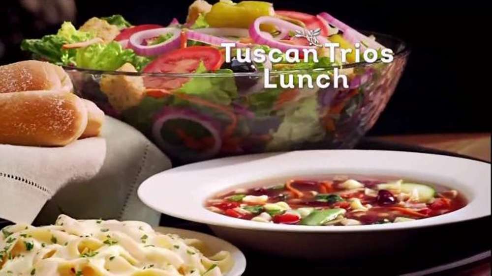 Olive Garden Soup Salad Breadsticks Lunch