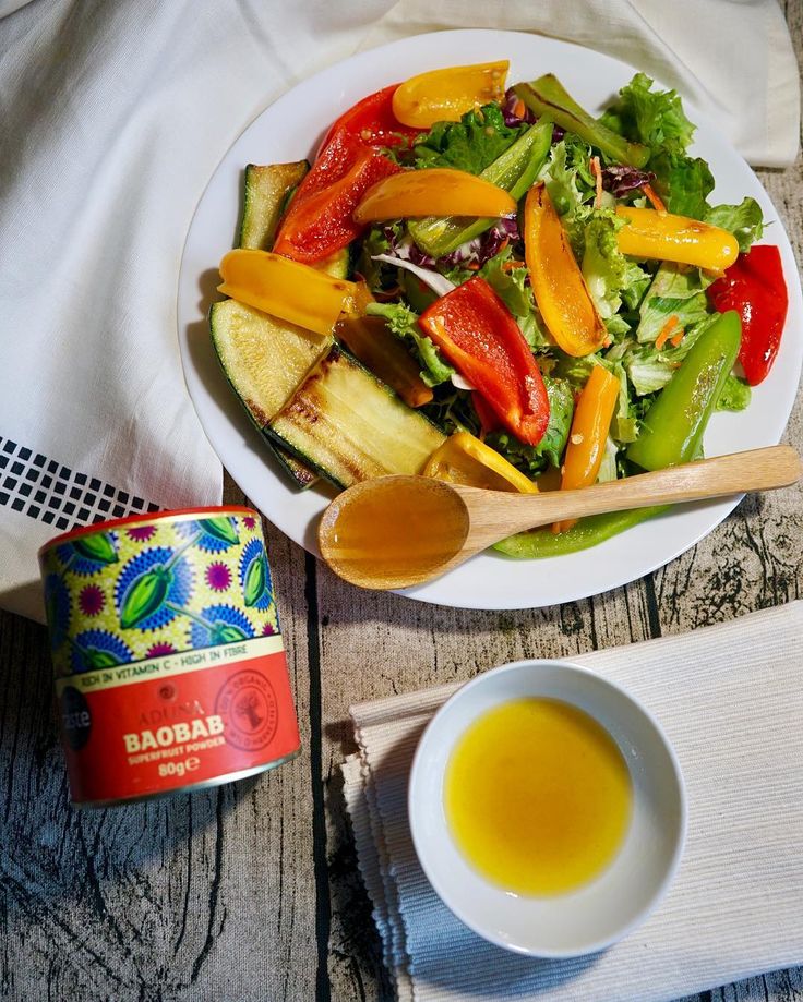 Olive Oil Salad Dressing with Aduna Baobab Powder
