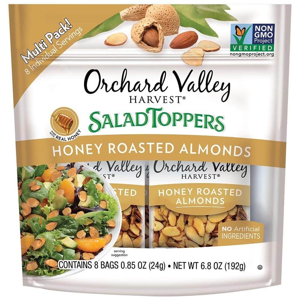 ORCHARD VALLEY HARVEST Salad Toppers, Honey Roasted Almonds, 0.85 oz ...