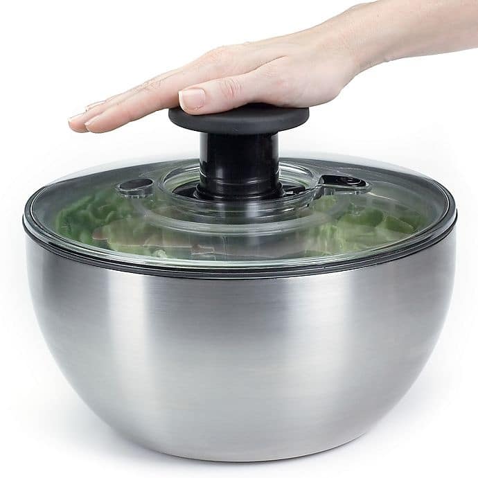 OXO SteeL Large Salad Spinner 1 ct