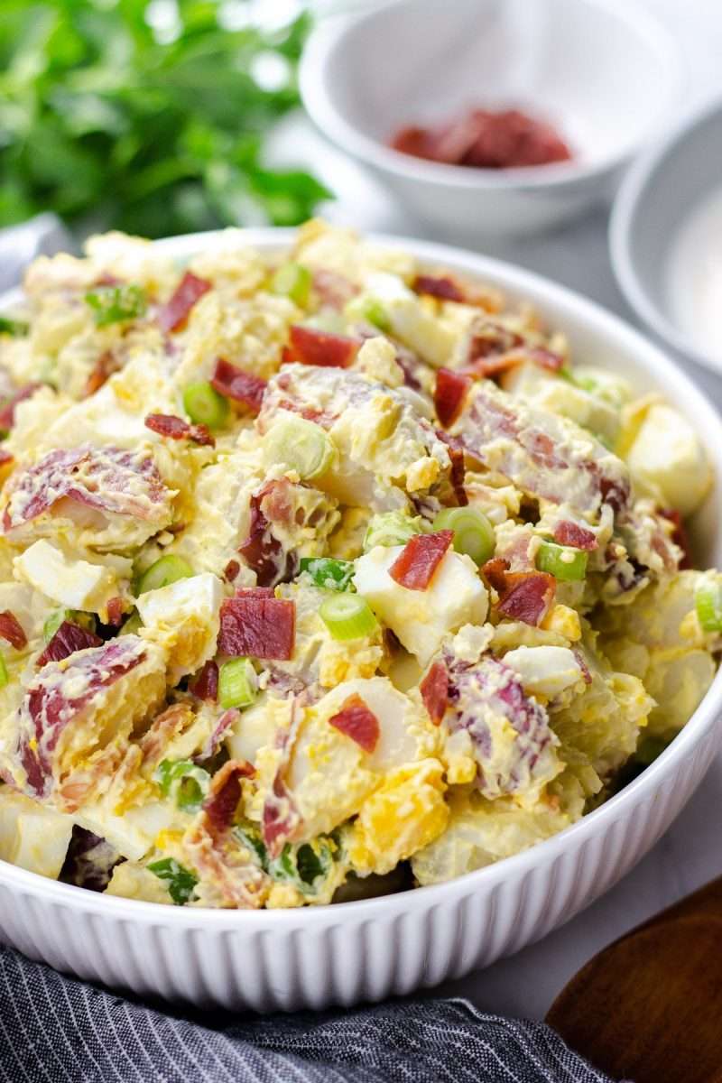 Potato Salad with Bacon and Egg