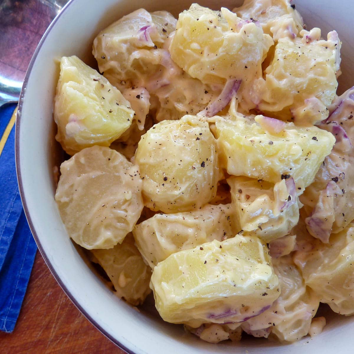 Potato Salad With Homemade Mayonnaise