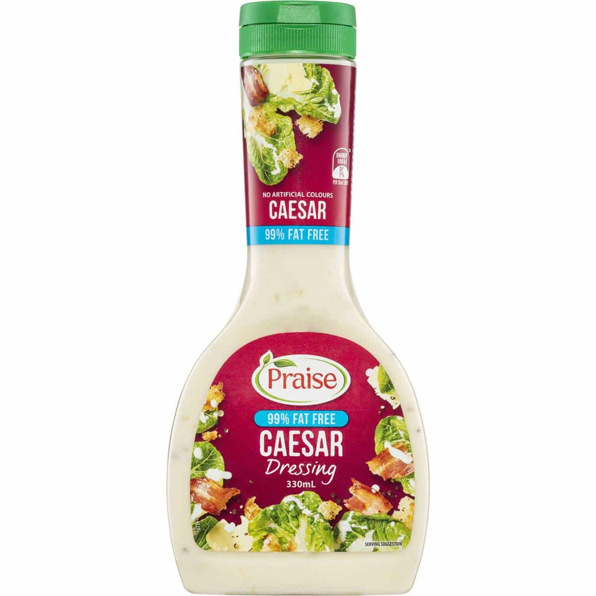 Praise Caesar 99% Fat Free Salad Dressing 330ml