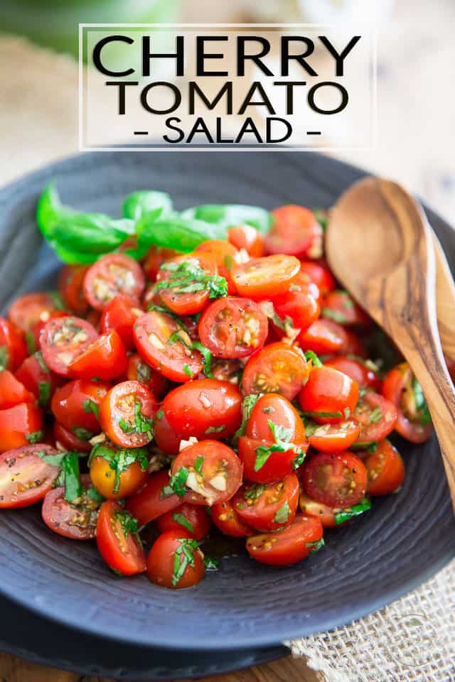 Quick and Easy Cherry Tomato Salad  The Healthy Foodie