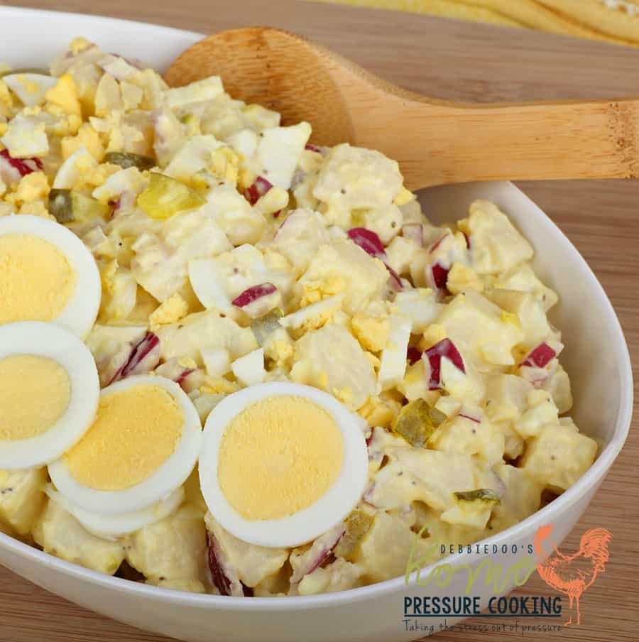 Quick and easy Potato salad in the Pressure cooker