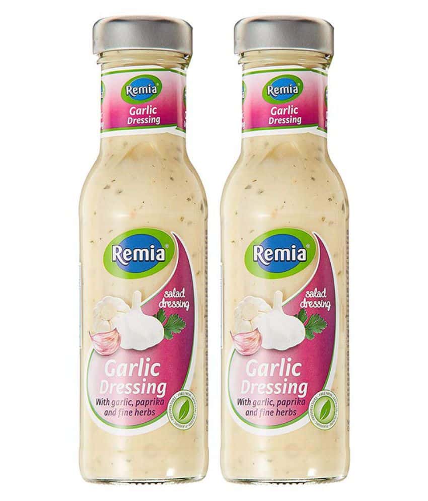 Remia Garlic Cream Dressing 250 g Pack of 2: Buy Remia Garlic Cream ...