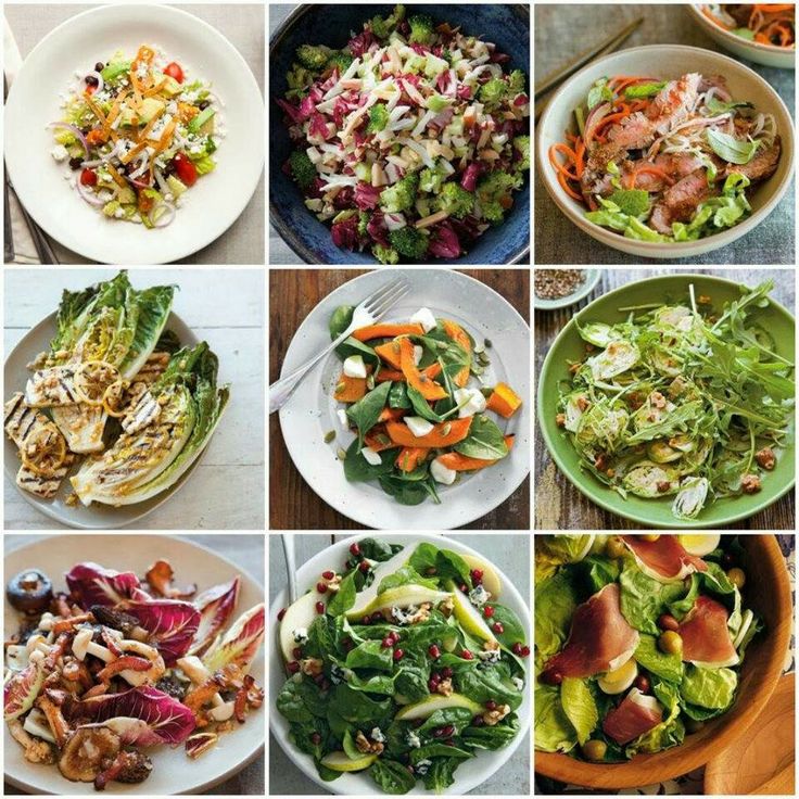 Salads for a month to add variety