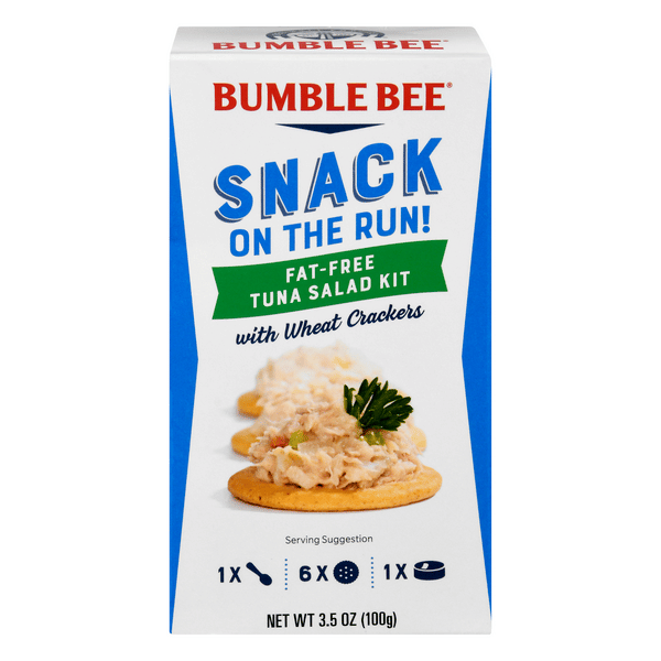 Save on Bumble Bee Snack On The Run Tuna Salad Fat Free with Crackers ...