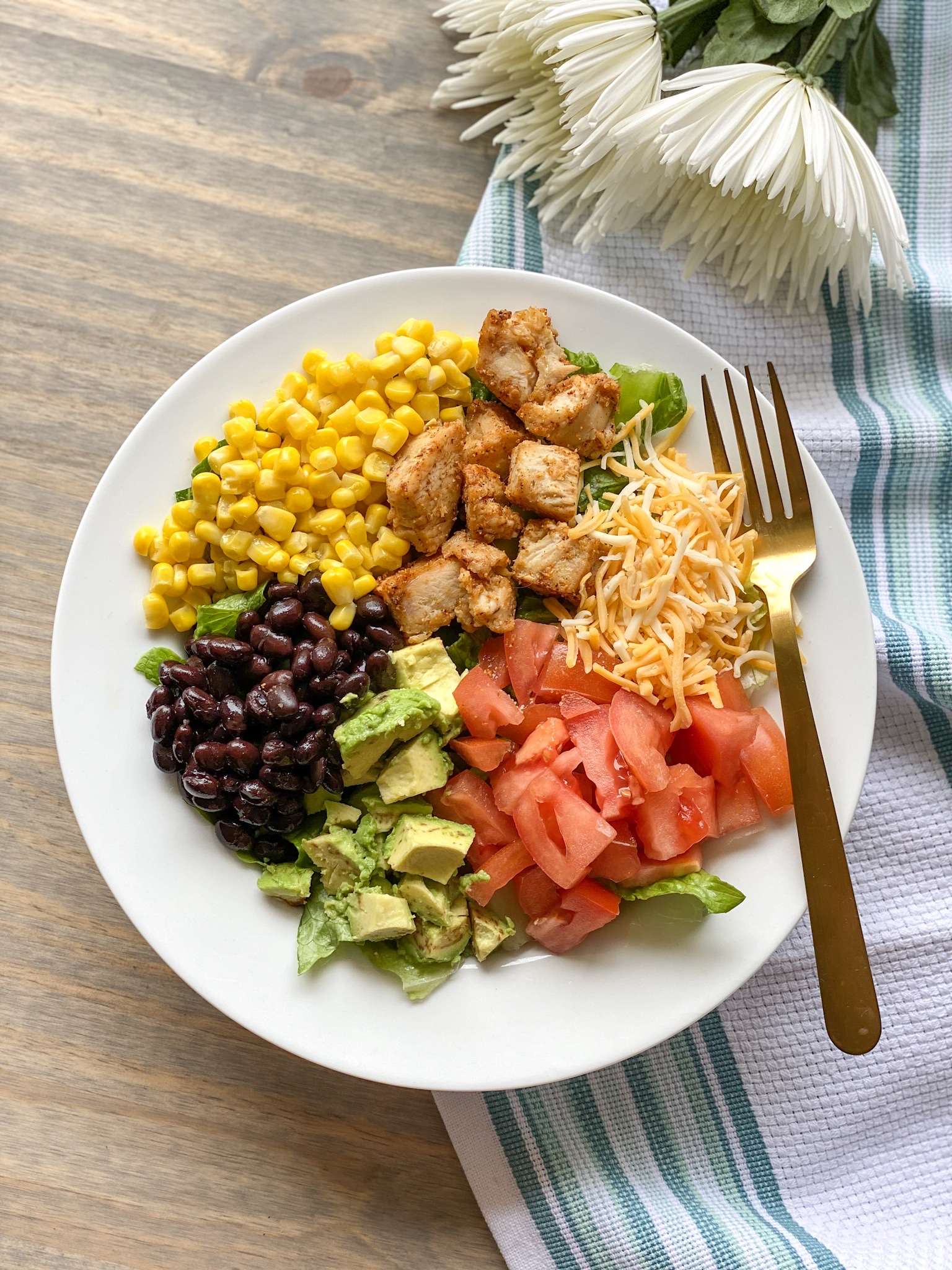 Southwest Salad Recipe â¢ Happy Family Blog