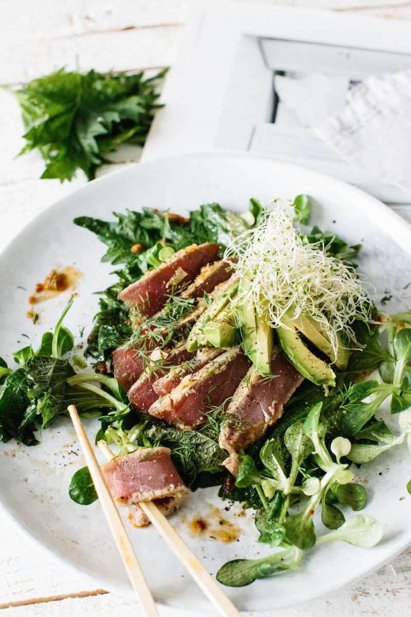 Spicy Tuna &  Shiso Salad