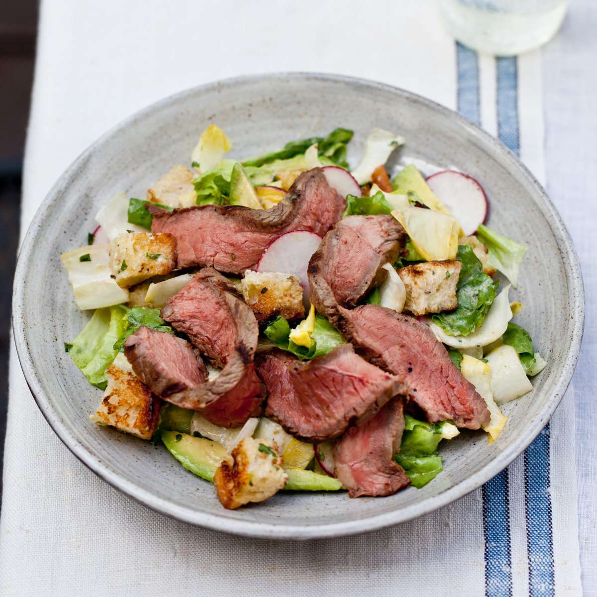 Steak Salad with Creamy Italian Dressing Recipe