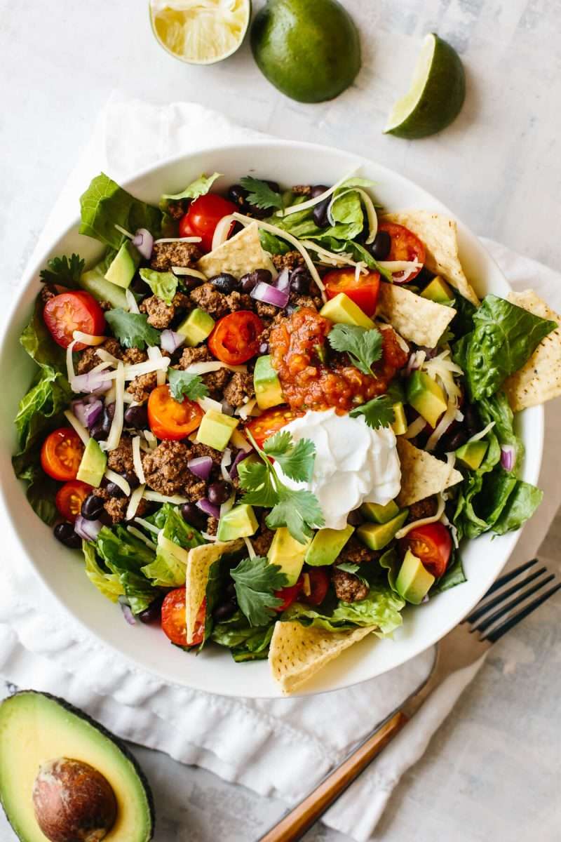 Taco Salad Recipe (Easy &  Healthy!)