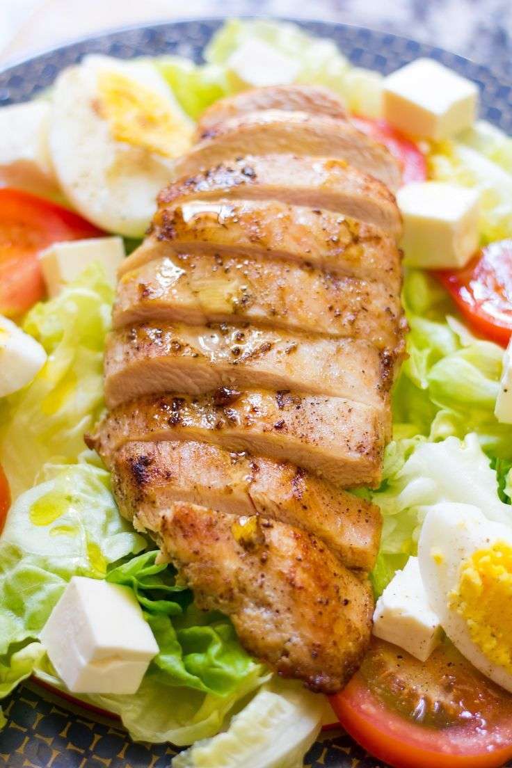 The Best Grilled Chicken Salad