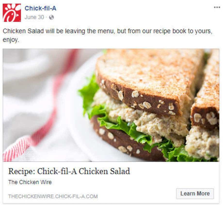 The Best Ideas for Chickfila Chicken Salad Sandwich Calories  Home ...