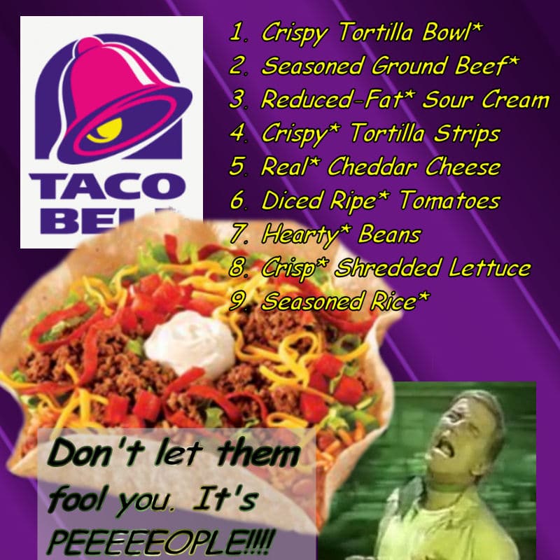 The Flying Trapeezius: Taco Bell marketing wrapped in tortilla of lies!