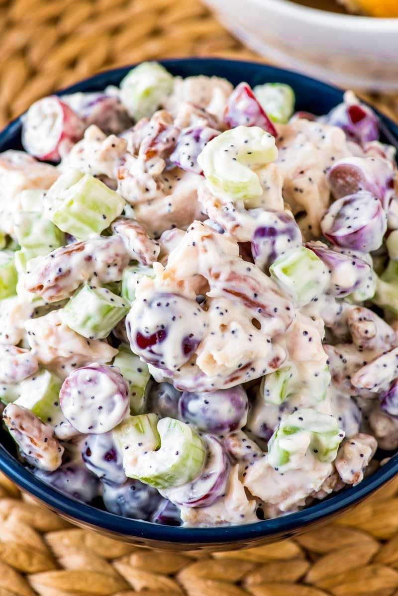 The top 20 Ideas About Chicken Salad Recipe with Grapes and Pecans ...
