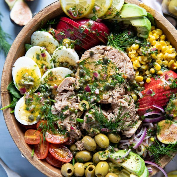 Tuna Salad Recipe + Olive Oil Dressing  Tuna Salad  Two Purple Figs