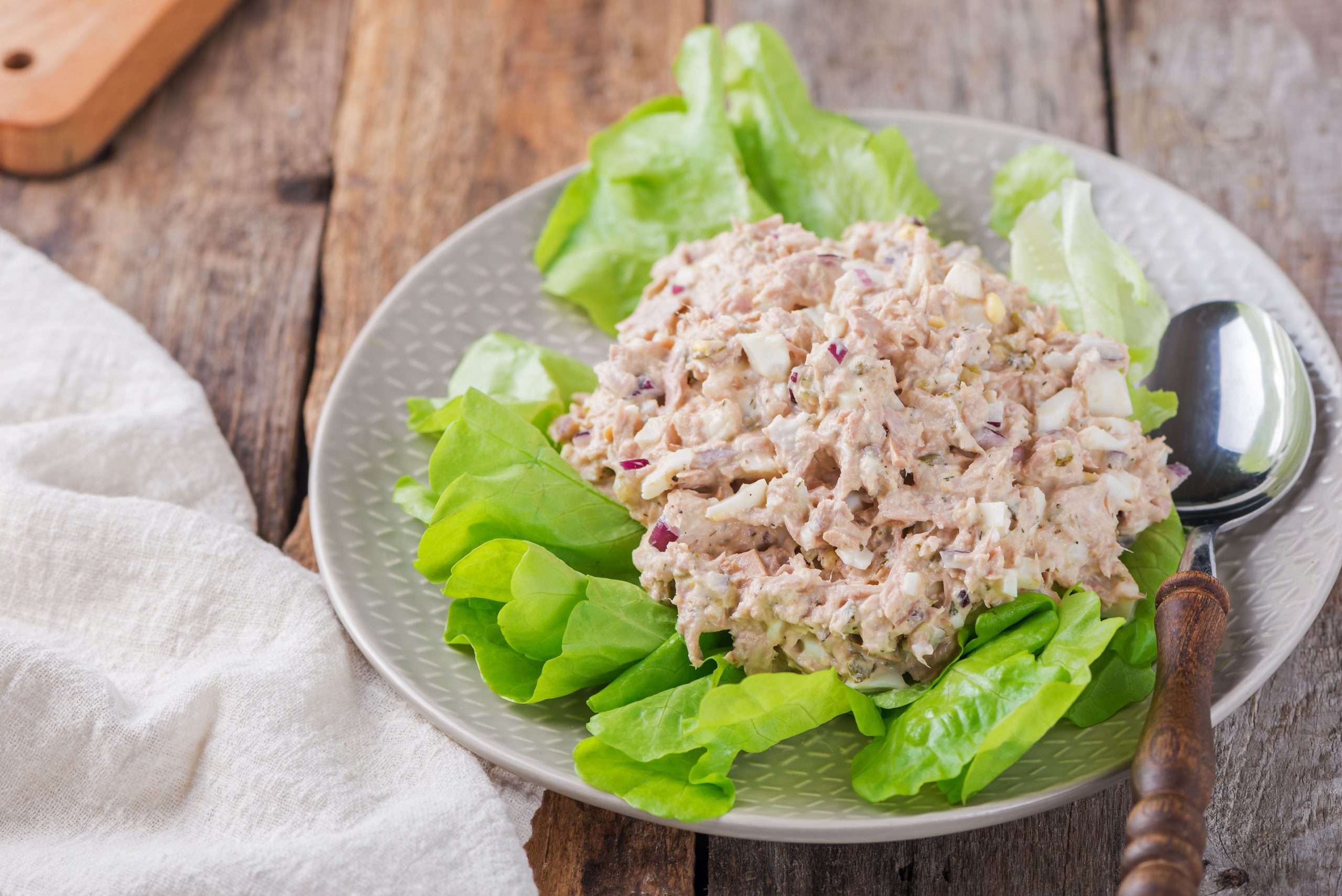 Tuna Salad Recipe With Eggs, Dill, and Red Onion