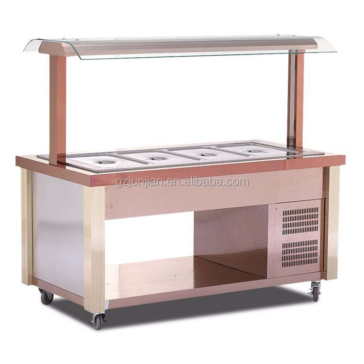 Used Refrigerated Portable Commercial Salad Bar Bars For ...