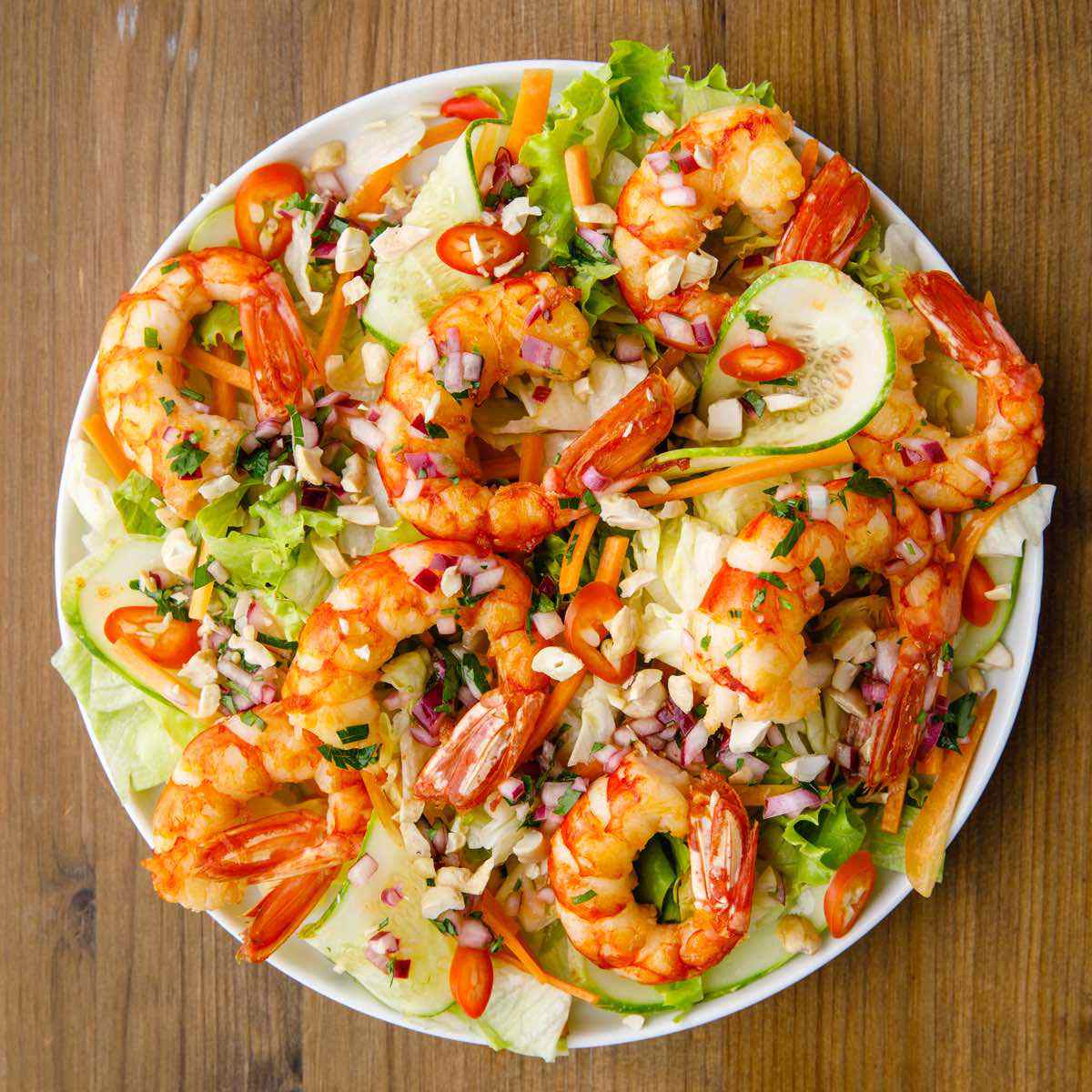Vietnamese Shrimp Salad with the Best Asian Dressing ...