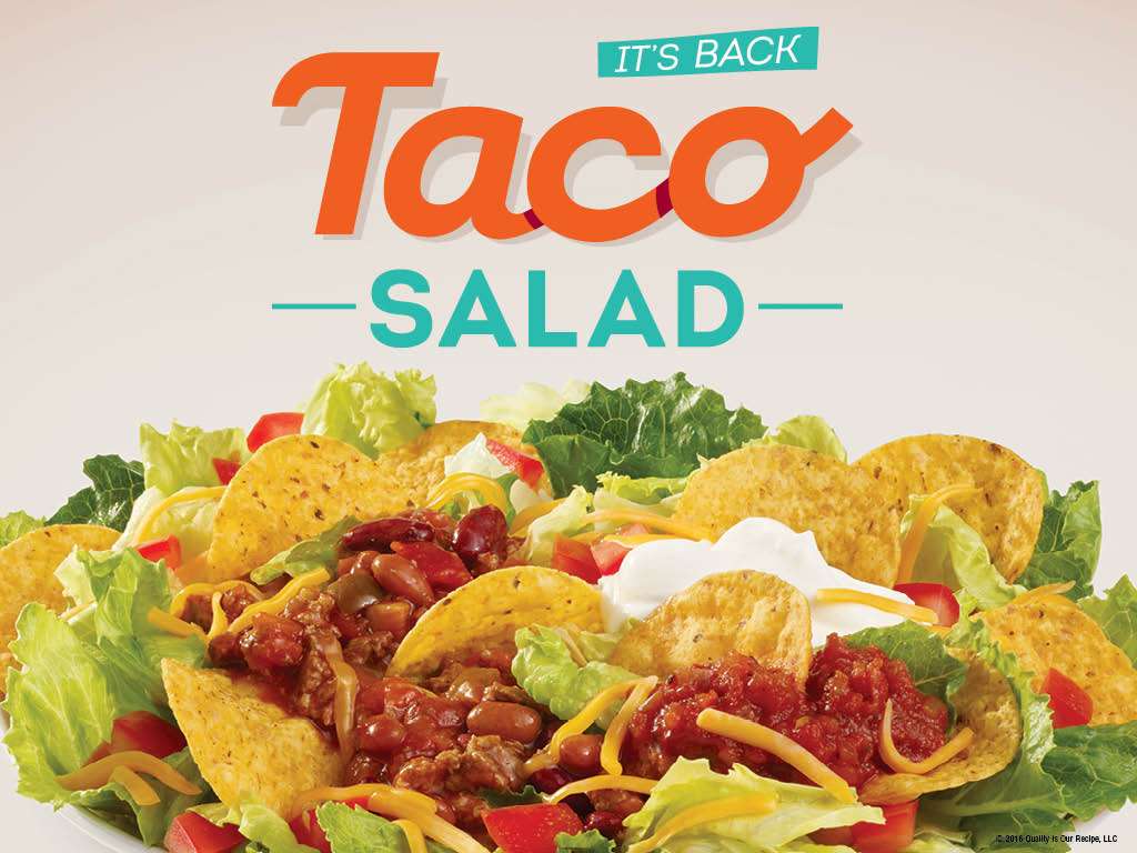 Wendy S Taco Salad Nutrition Information