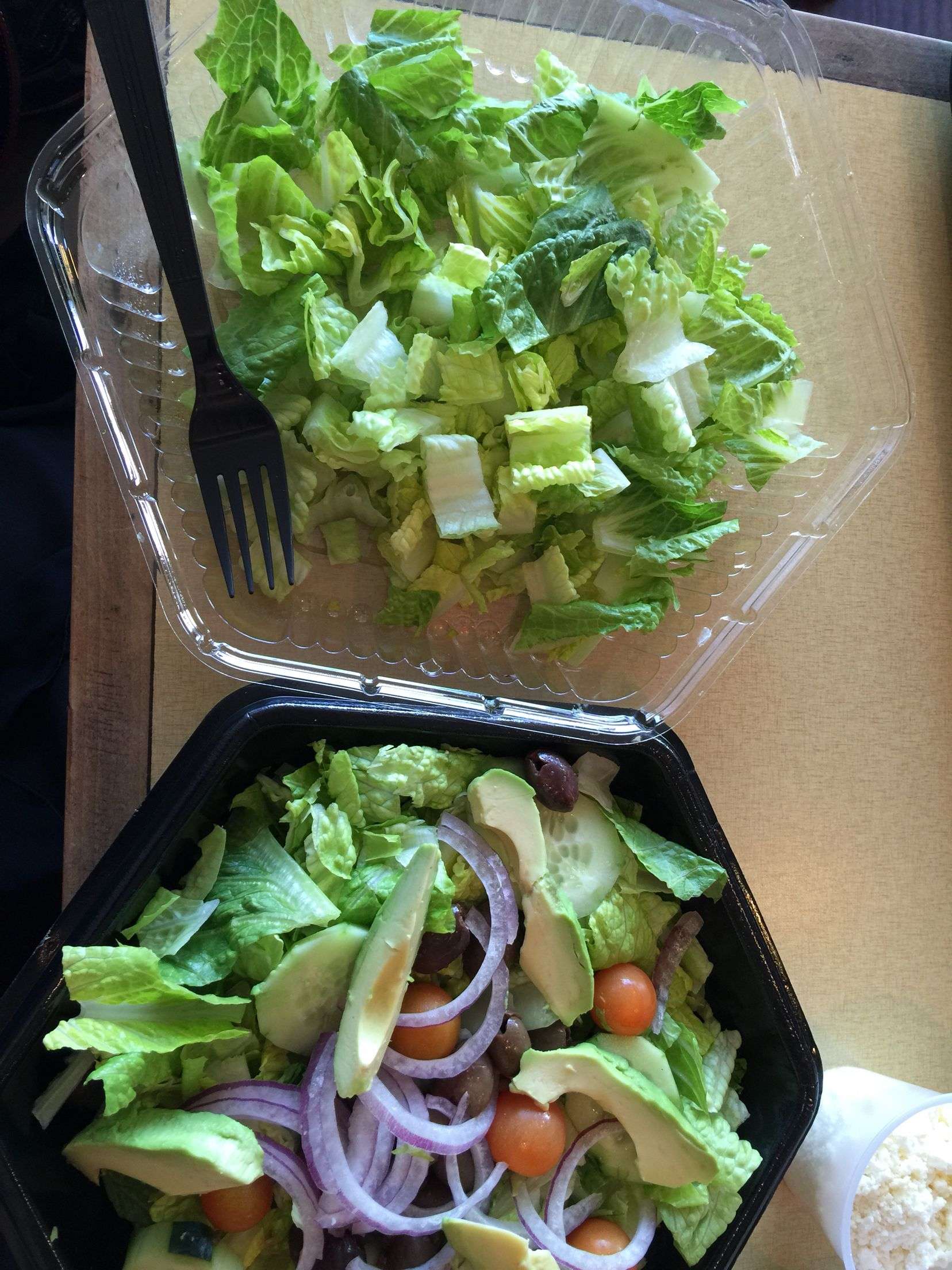 What I eat, I also juice. Huge salad for lunch. #food # ...